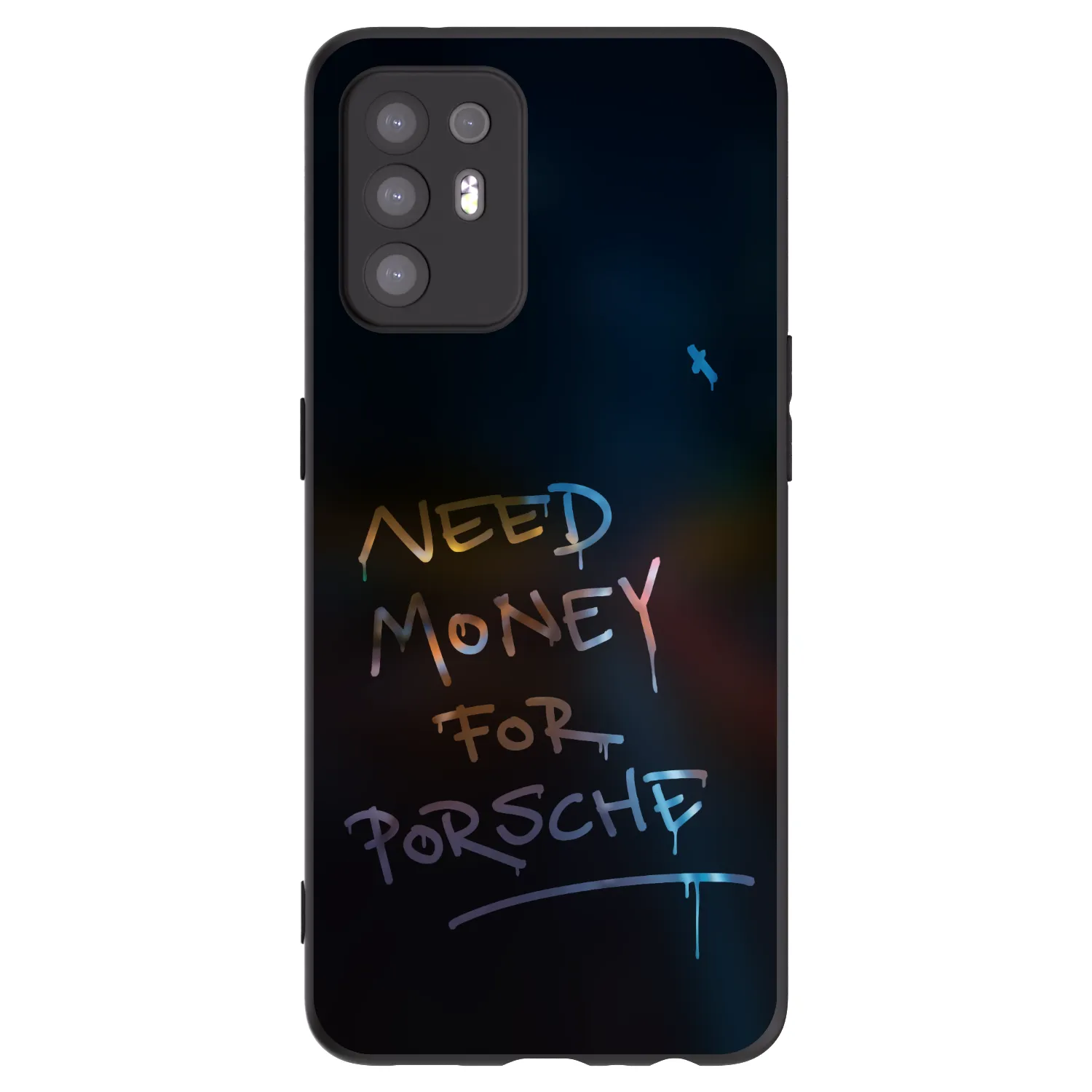 Picasee fekete szilikon tok az alábbi mobiltelefonokra OPPO A94 5G - Neon Nights