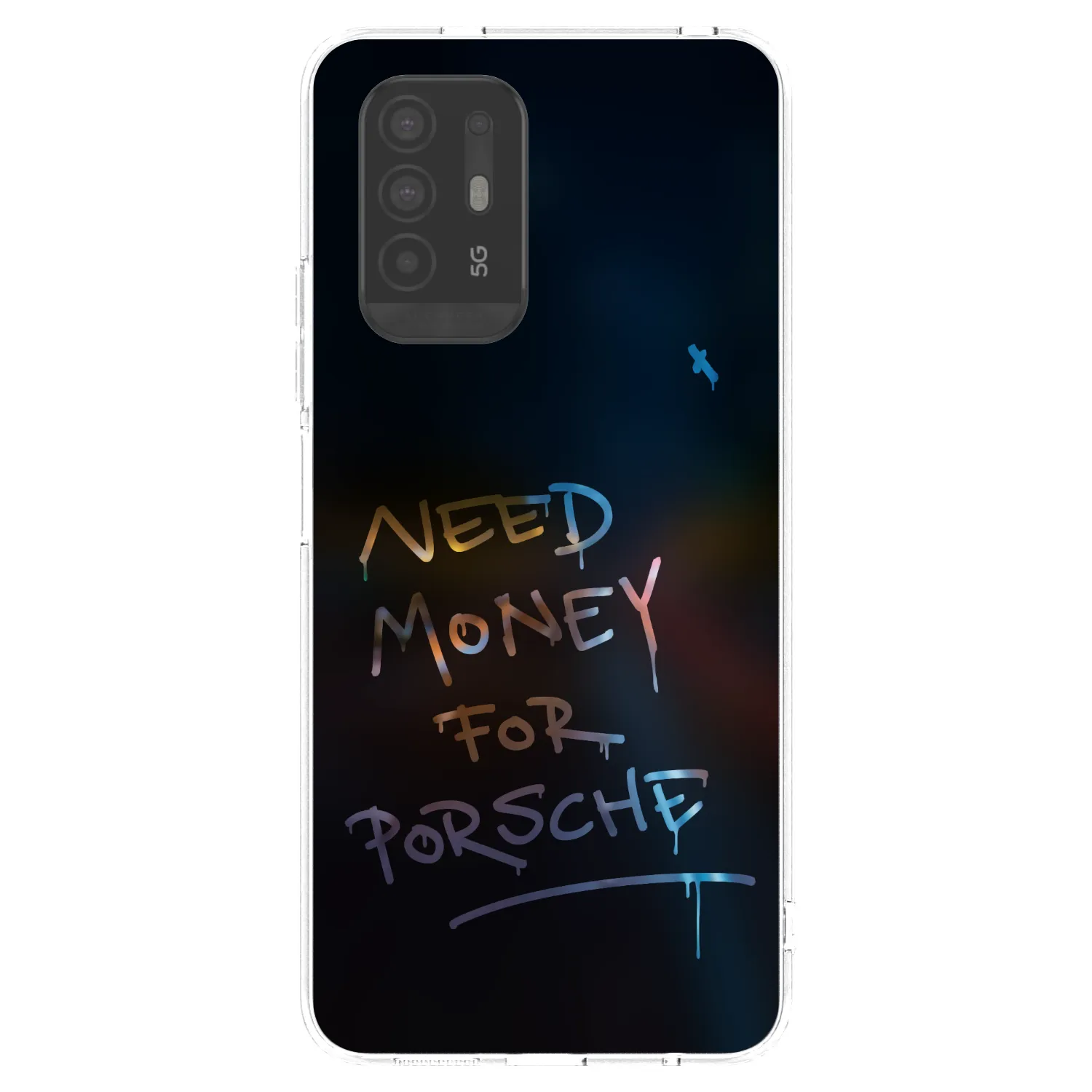 Picasee átlátszó szilikon tok az alábbi mobiltelefonokra OPPO A94 5G - Neon Nights