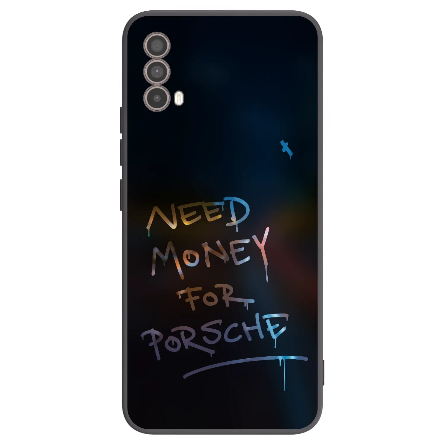 Picasee fekete szilikon tok az alábbi mobiltelefonokra Motorola Moto E40 - Neon Nights