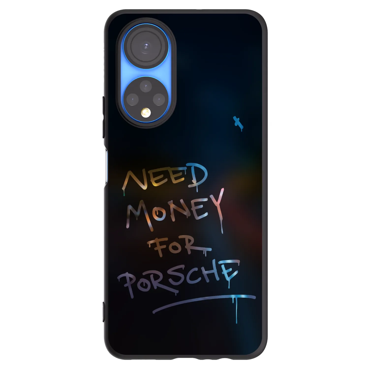 Picasee fekete szilikon tok az alábbi mobiltelefonokra Honor X7 - Neon Nights
