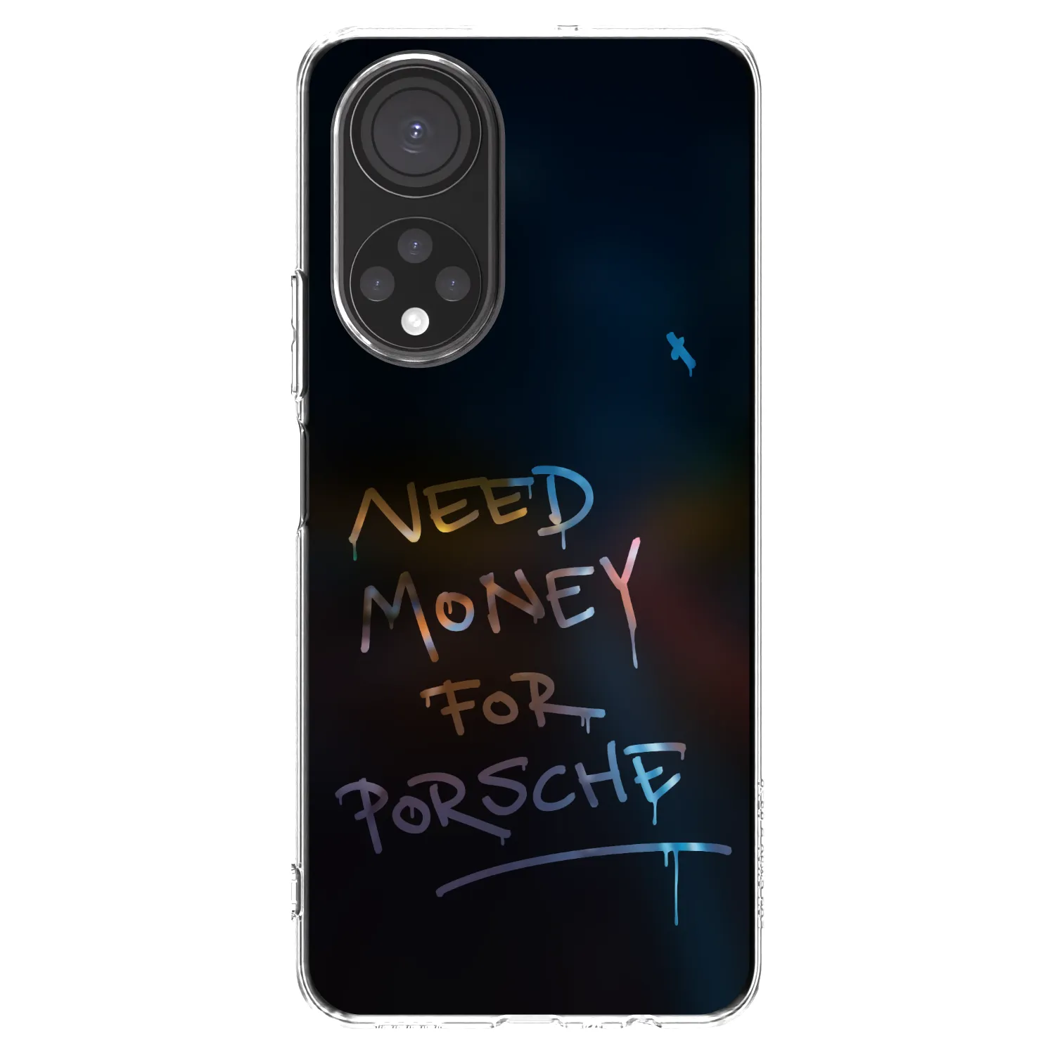Picasee átlátszó szilikon tok az alábbi mobiltelefonokra Honor X7 - Neon Nights