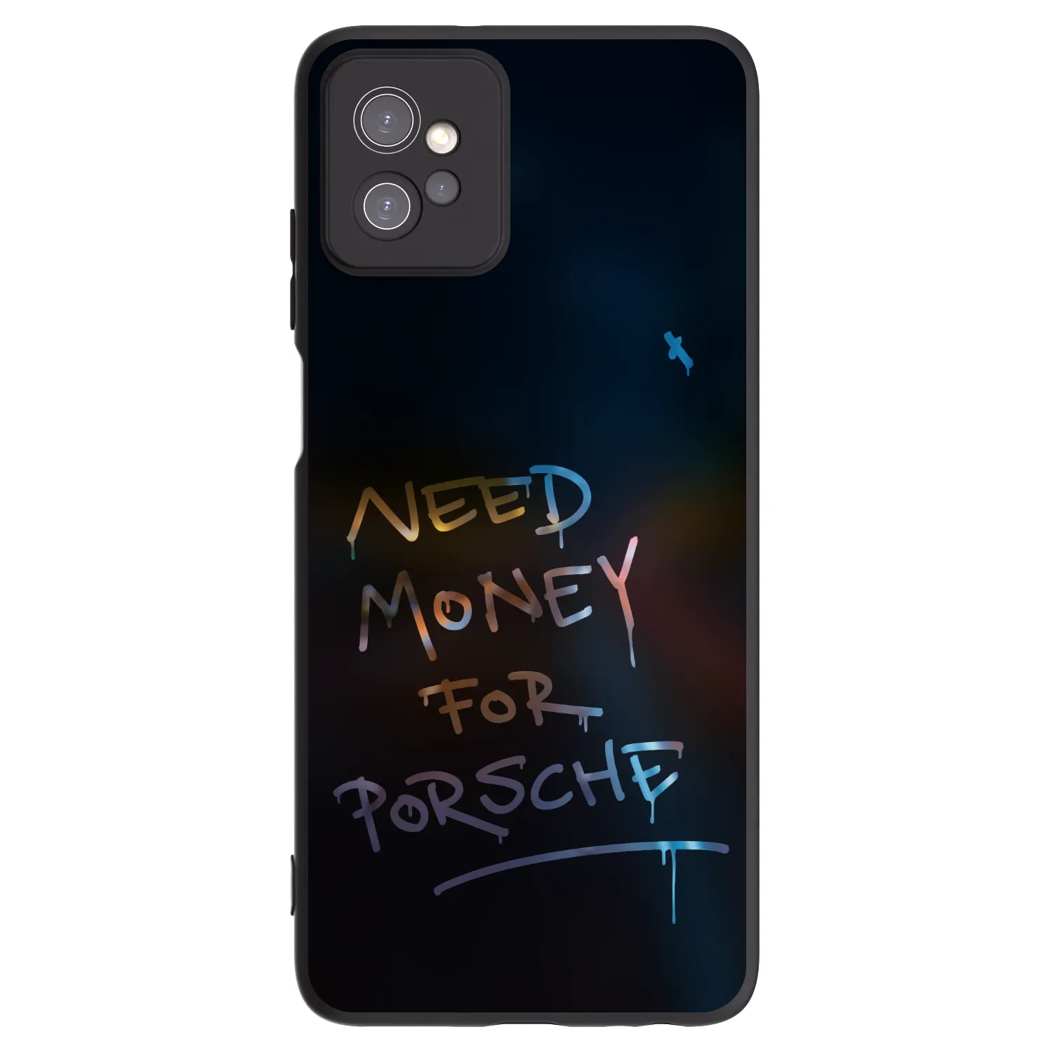 Picasee fekete szilikon tok az alábbi mobiltelefonokra Motorola Moto G32 - Neon Nights