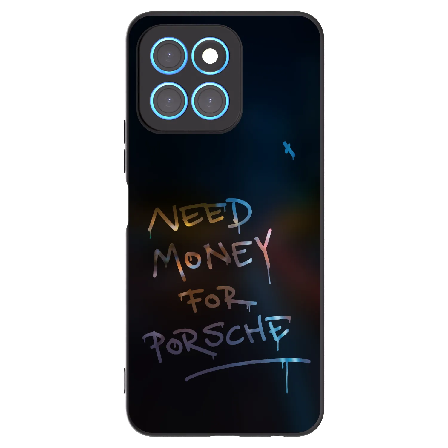 Picasee fekete szilikon tok az alábbi mobiltelefonokra Honor X6 - Neon Nights