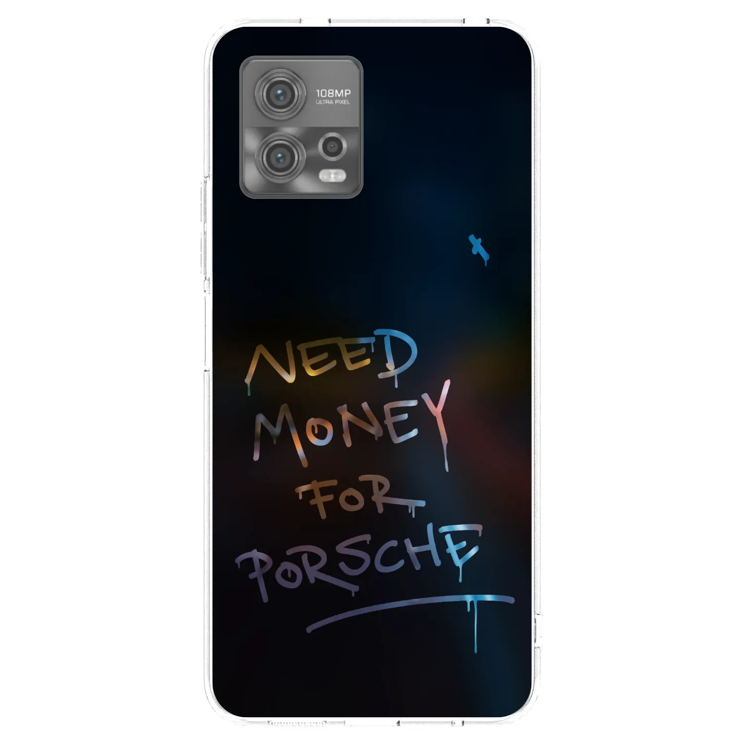 Picasee átlátszó szilikon tok az alábbi mobiltelefonokra Motorola Moto G72 - Neon Nights