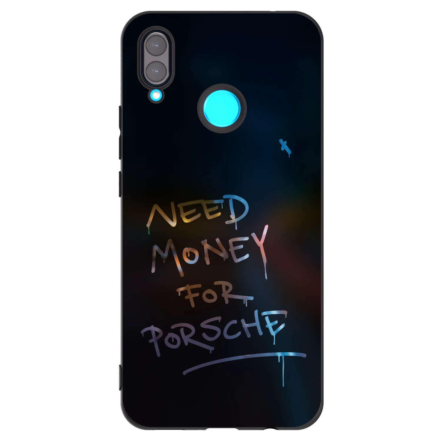 Picasee fekete szilikon tok az alábbi mobiltelefonokra Huawei Nova 3i - Neon Nights