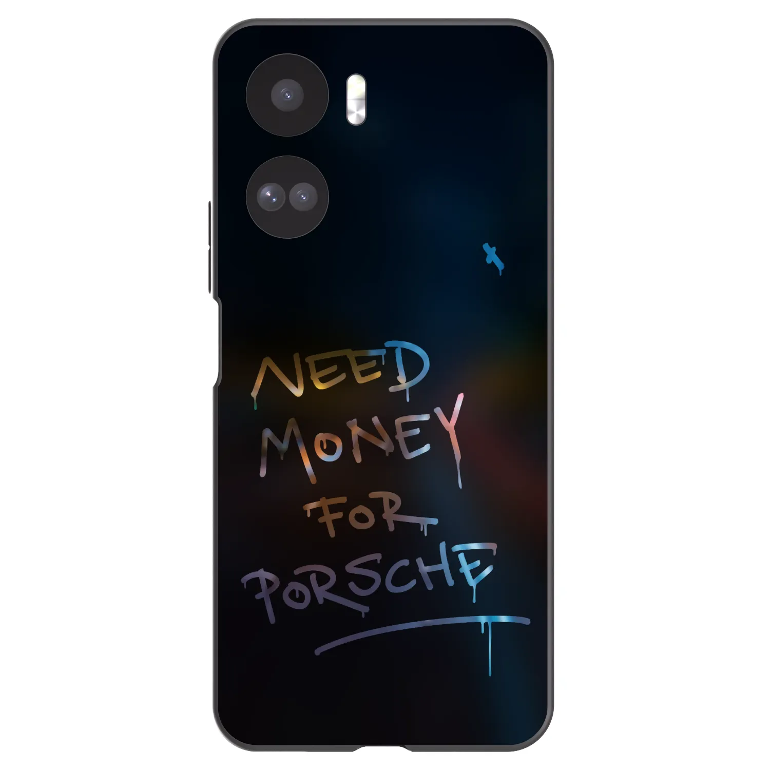 Picasee fekete szilikon tok az alábbi mobiltelefonokra Honor 90 Lite 5G - Neon Nights