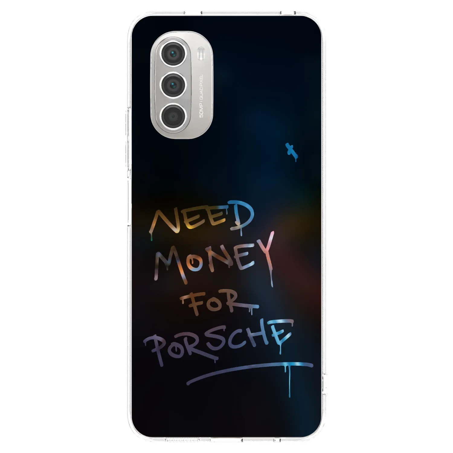 Picasee átlátszó szilikon tok az alábbi mobiltelefonokra Motorola Moto G51 - Neon Nights