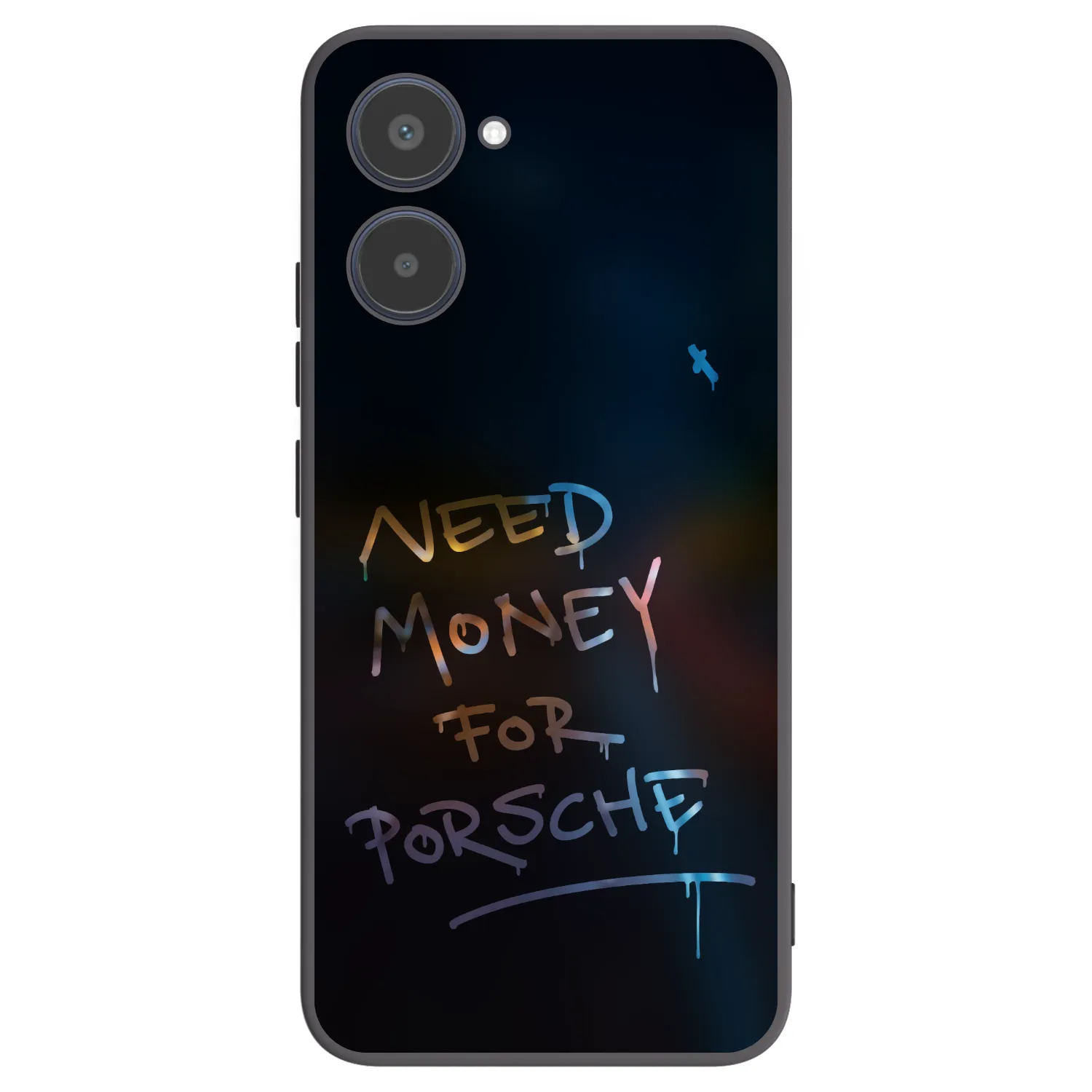Picasee fekete szilikon tok az alábbi mobiltelefonokra Realme 10 4G - Neon Nights