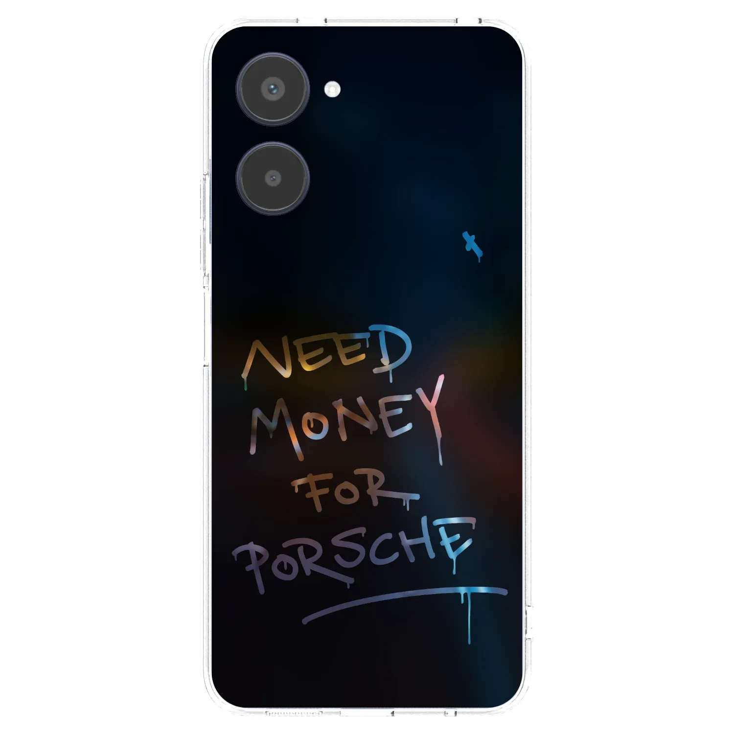 Picasee átlátszó szilikon tok az alábbi mobiltelefonokra Realme 10 4G - Neon Nights