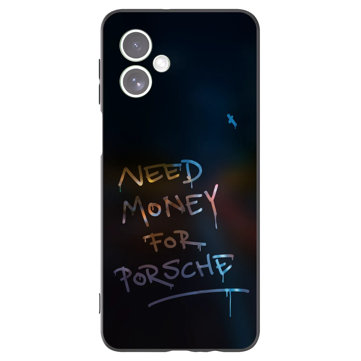 Picasee fekete szilikon tok az alábbi mobiltelefonokra Motorola Moto G54 5G - Neon Nights