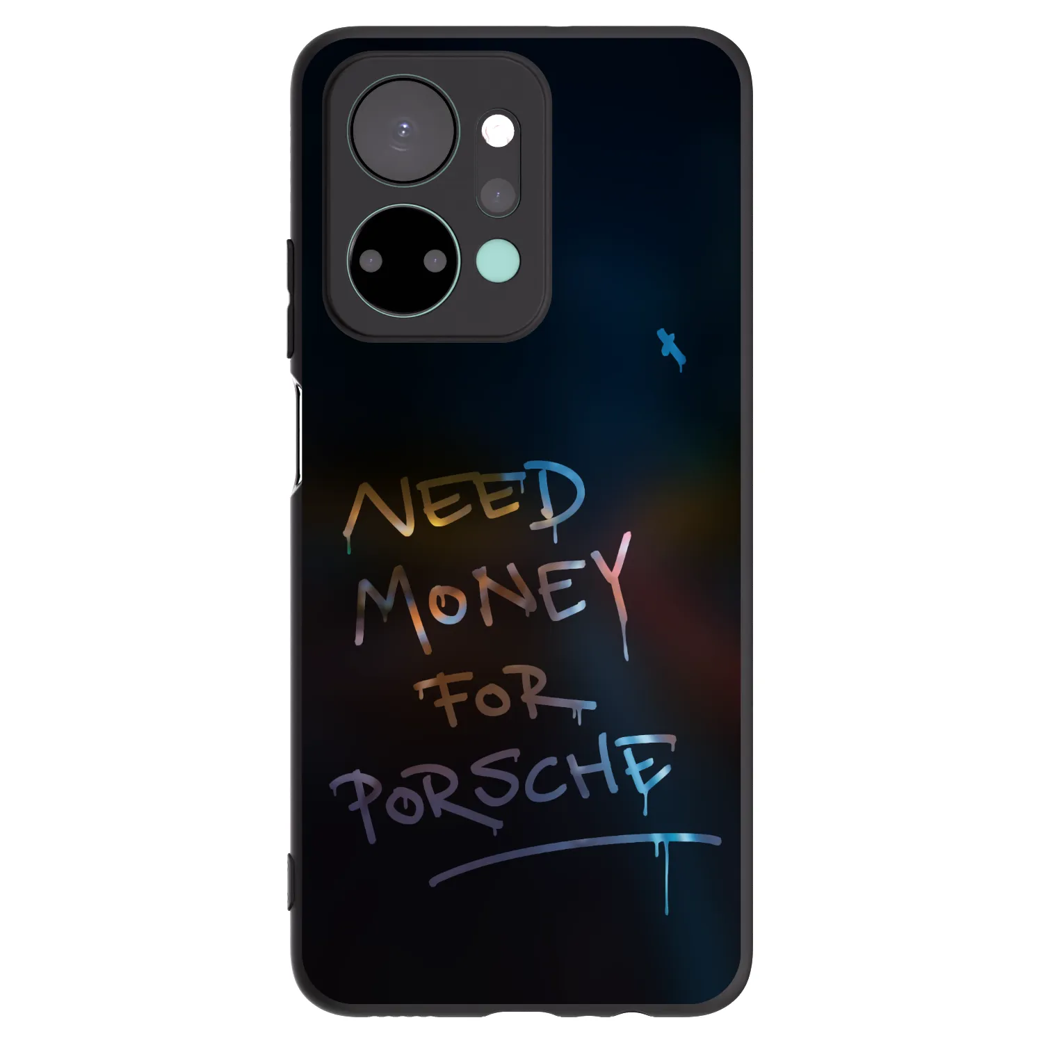 Picasee fekete szilikon tok az alábbi mobiltelefonokra Honor X7a - Neon Nights