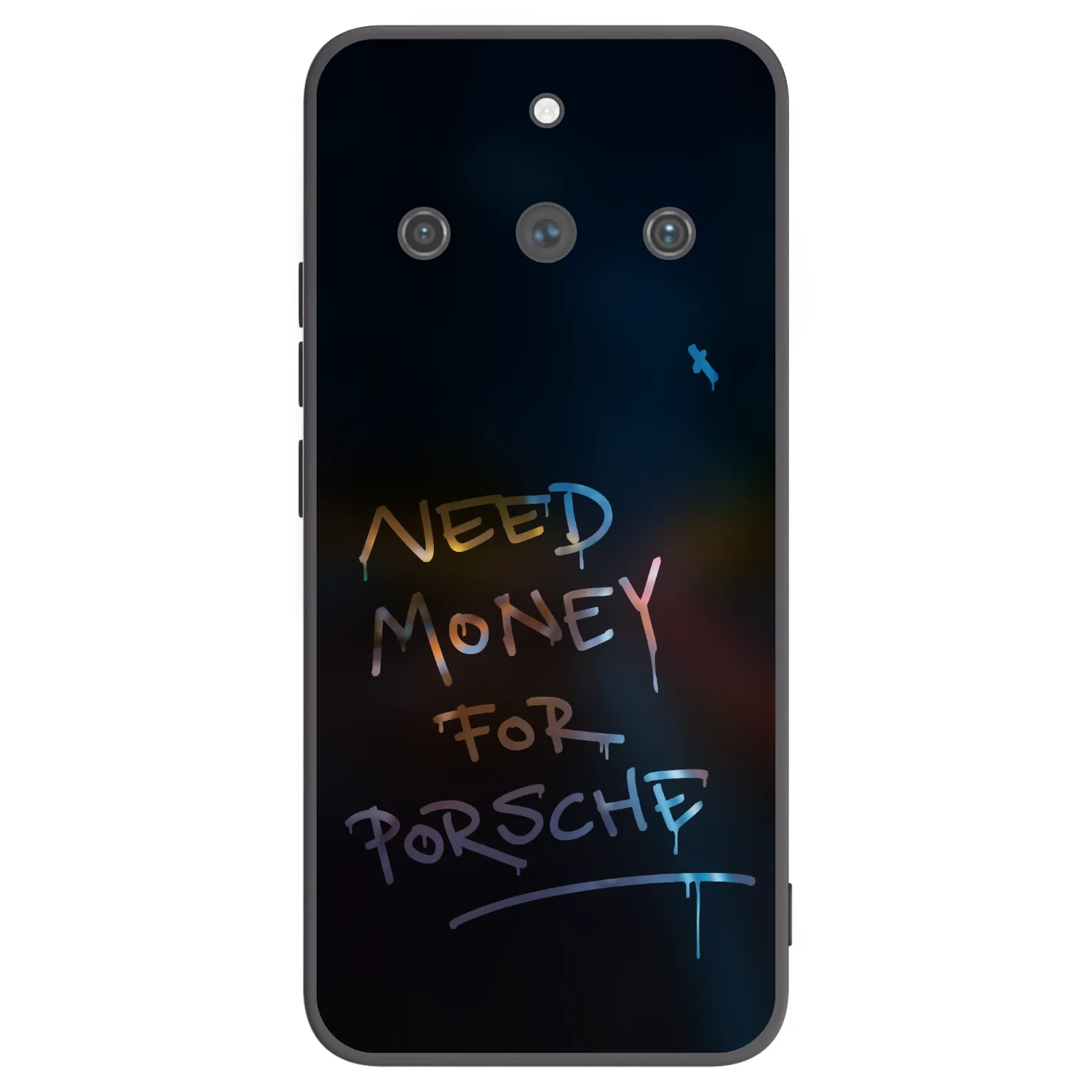 Picasee fekete szilikon tok az alábbi mobiltelefonokra Realme 11 Pro+ - Neon Nights