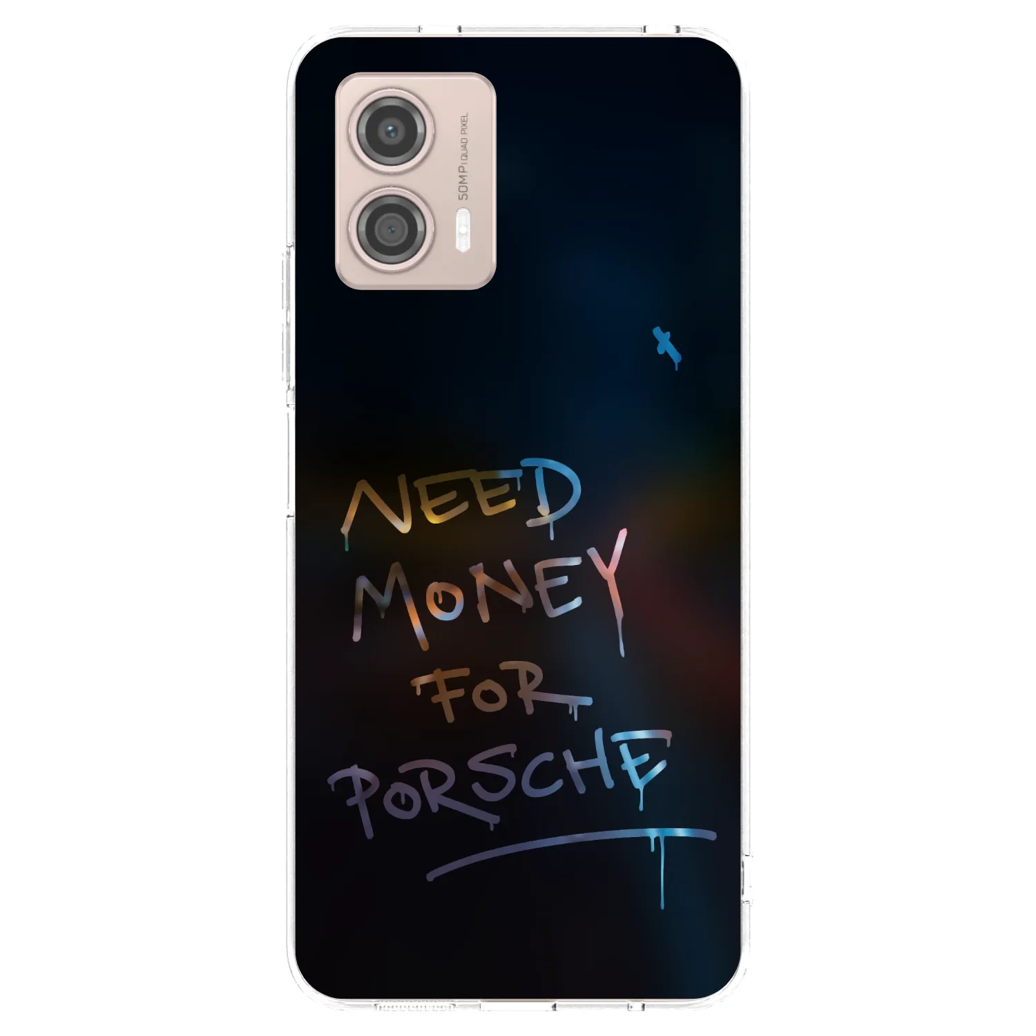 Picasee átlátszó szilikon tok az alábbi mobiltelefonokra Motorola Moto G53 5G - Neon Nights