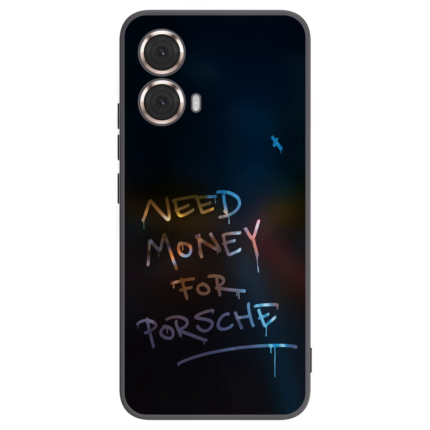 Picasee fekete szilikon tok az alábbi mobiltelefonokra Motorola Moto G85 - Neon Nights