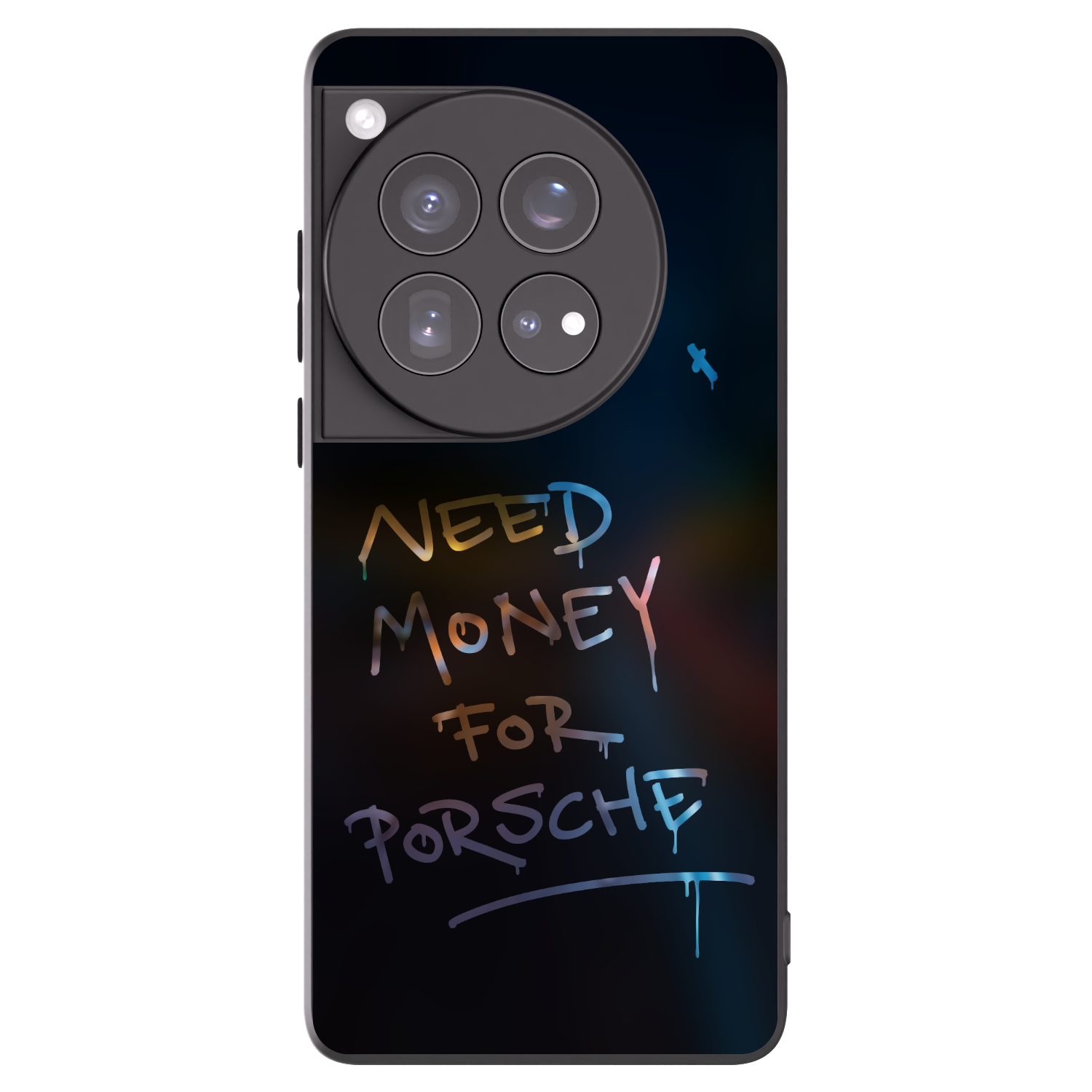 Picasee fekete szilikon tok az alábbi mobiltelefonokra OnePlus 12 5G - Neon Nights