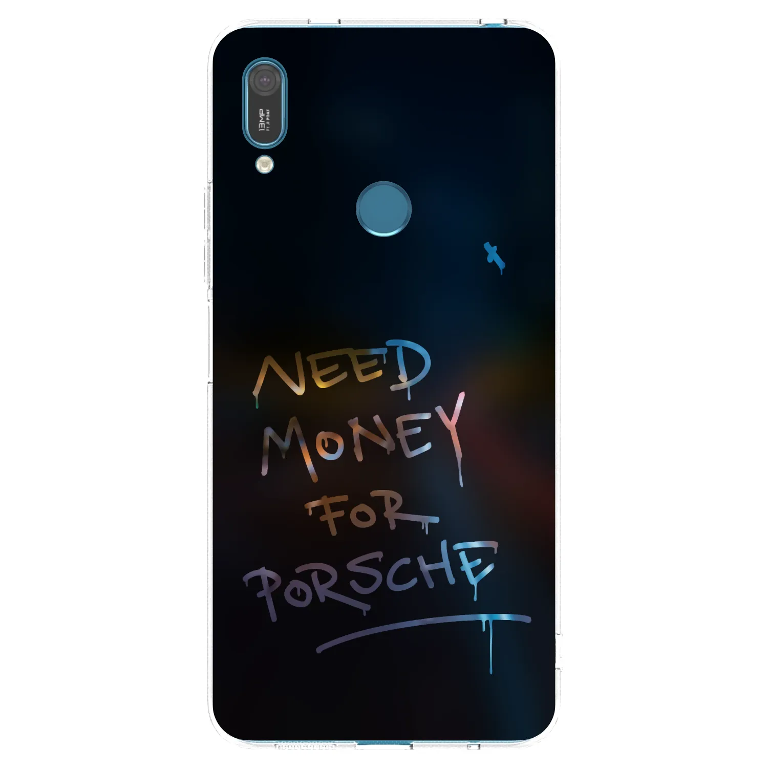 Picasee átlátszó szilikon tok az alábbi mobiltelefonokra Huawei Y7 2019 - Neon Nights