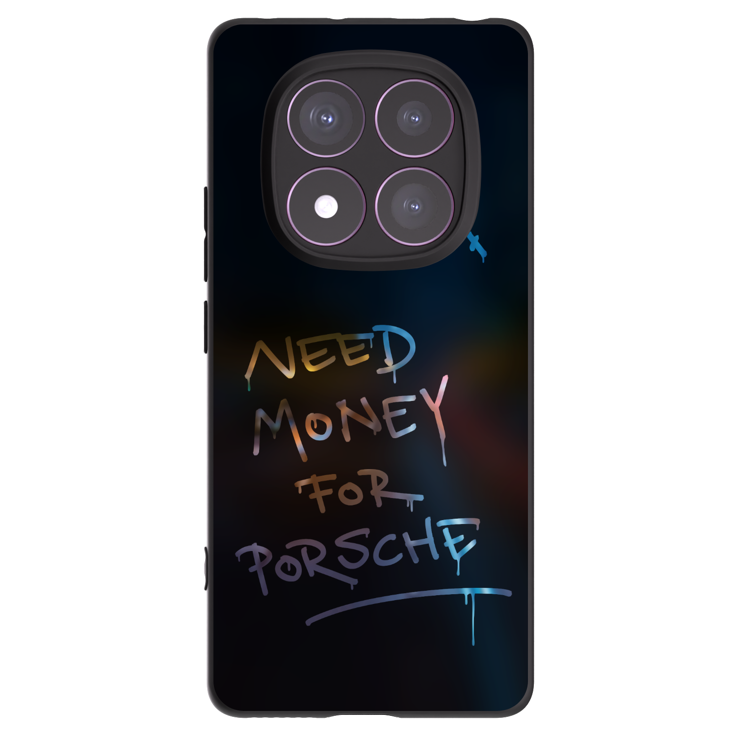 Picasee fekete szilikon tok az alábbi mobiltelefonokra Xiaomi Redmi Note 14 Pro 4G - Neon Nights