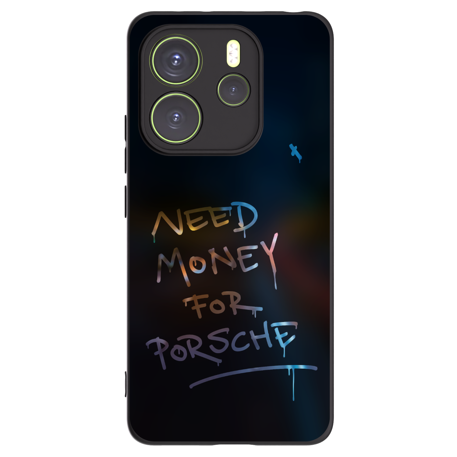 Picasee fekete szilikon tok az alábbi mobiltelefonokra Xiaomi Redmi Note 14 4G - Neon Nights