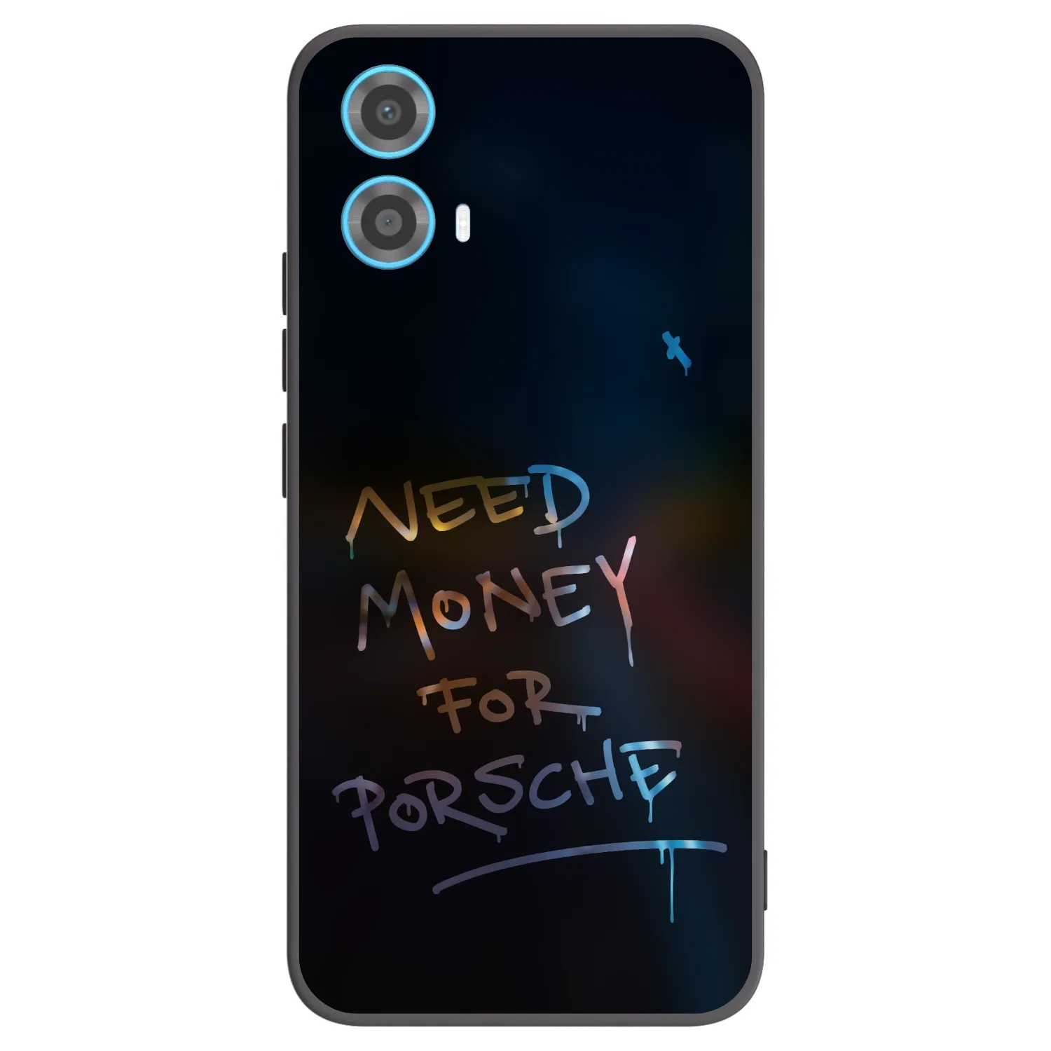 Picasee fekete szilikon tok az alábbi mobiltelefonokra Motorola Moto G34 5G - Neon Nights