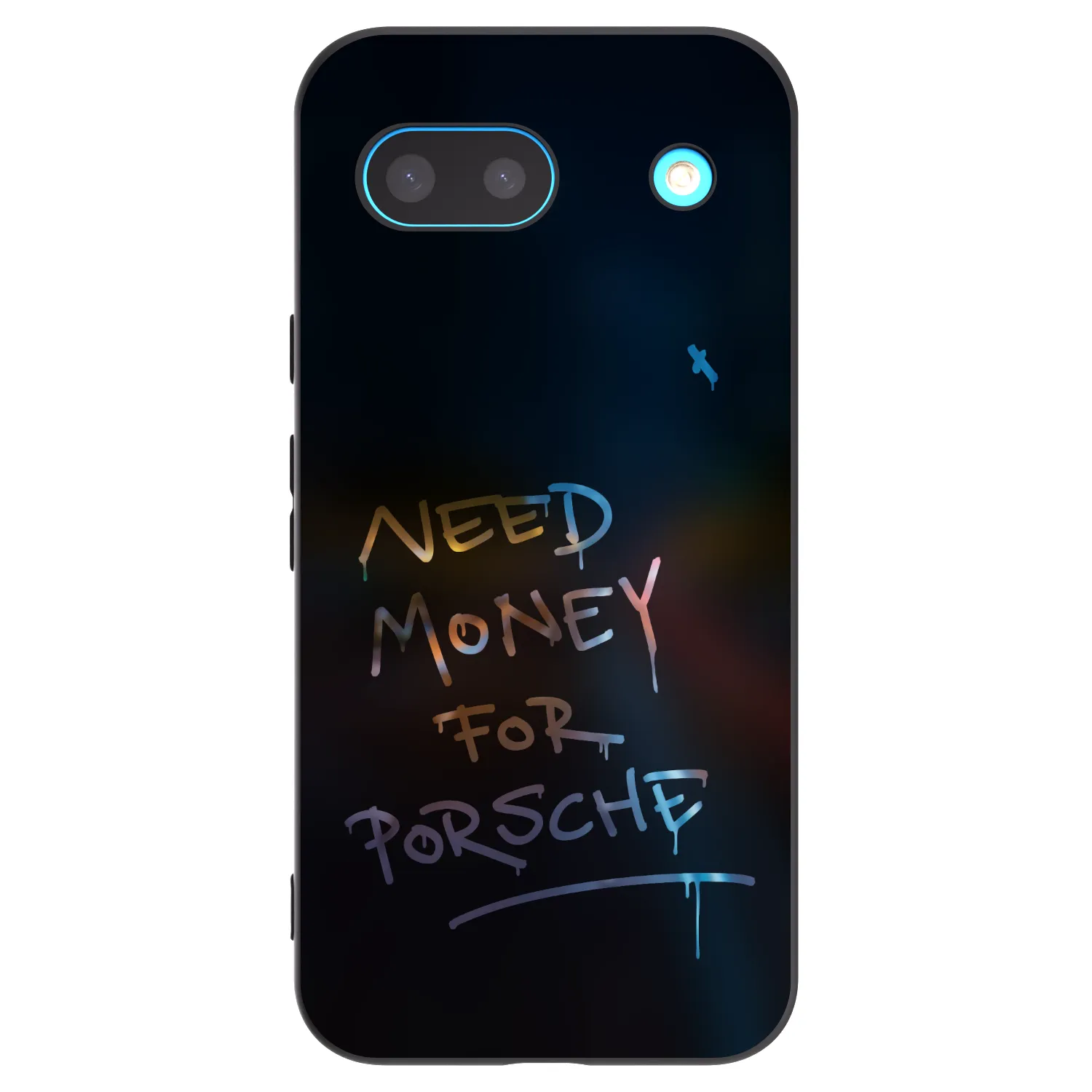 Picasee fekete szilikon tok az alábbi mobiltelefonokra Google Pixel 8a - Neon Nights