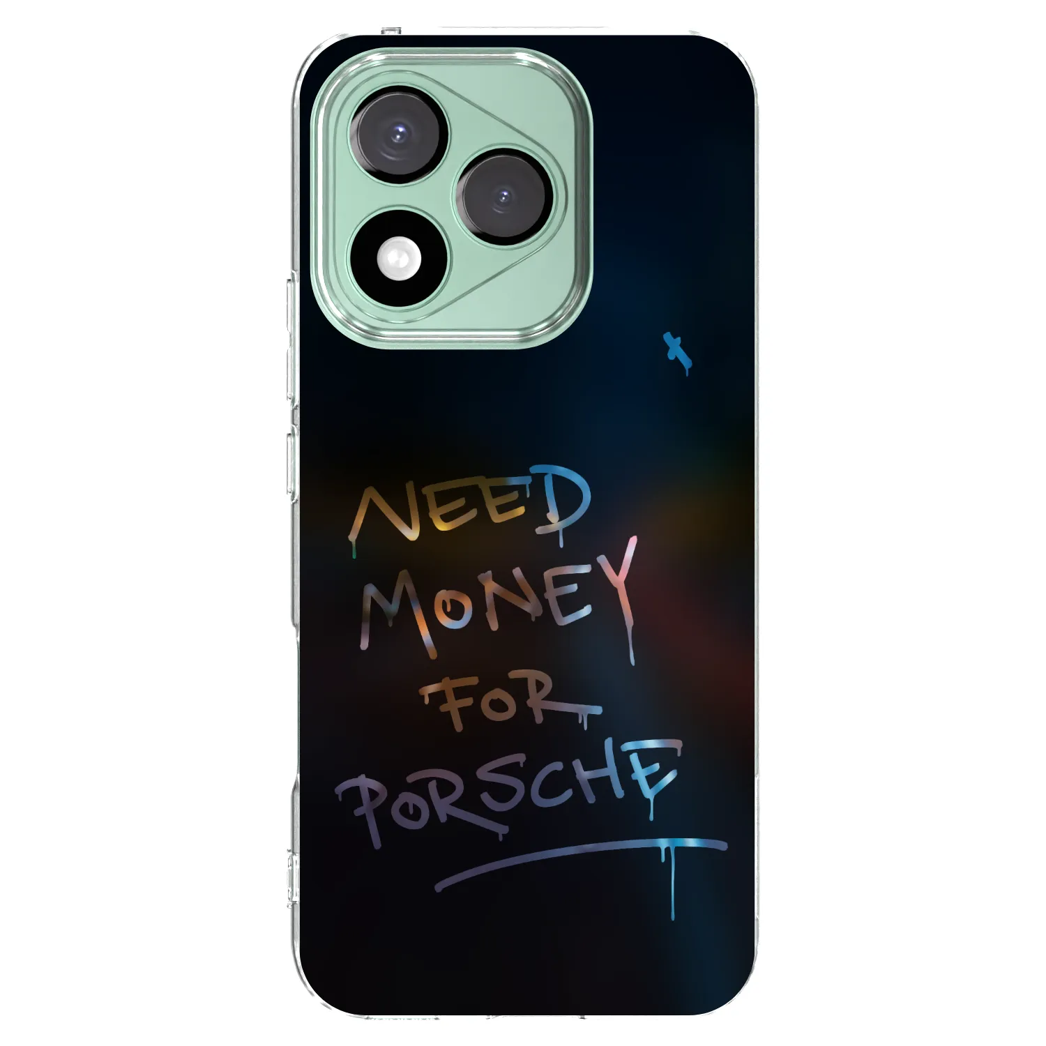 Picasee átlátszó szilikon tok az alábbi mobiltelefonokra Honor 400 Lite 5G - Neon Nights
