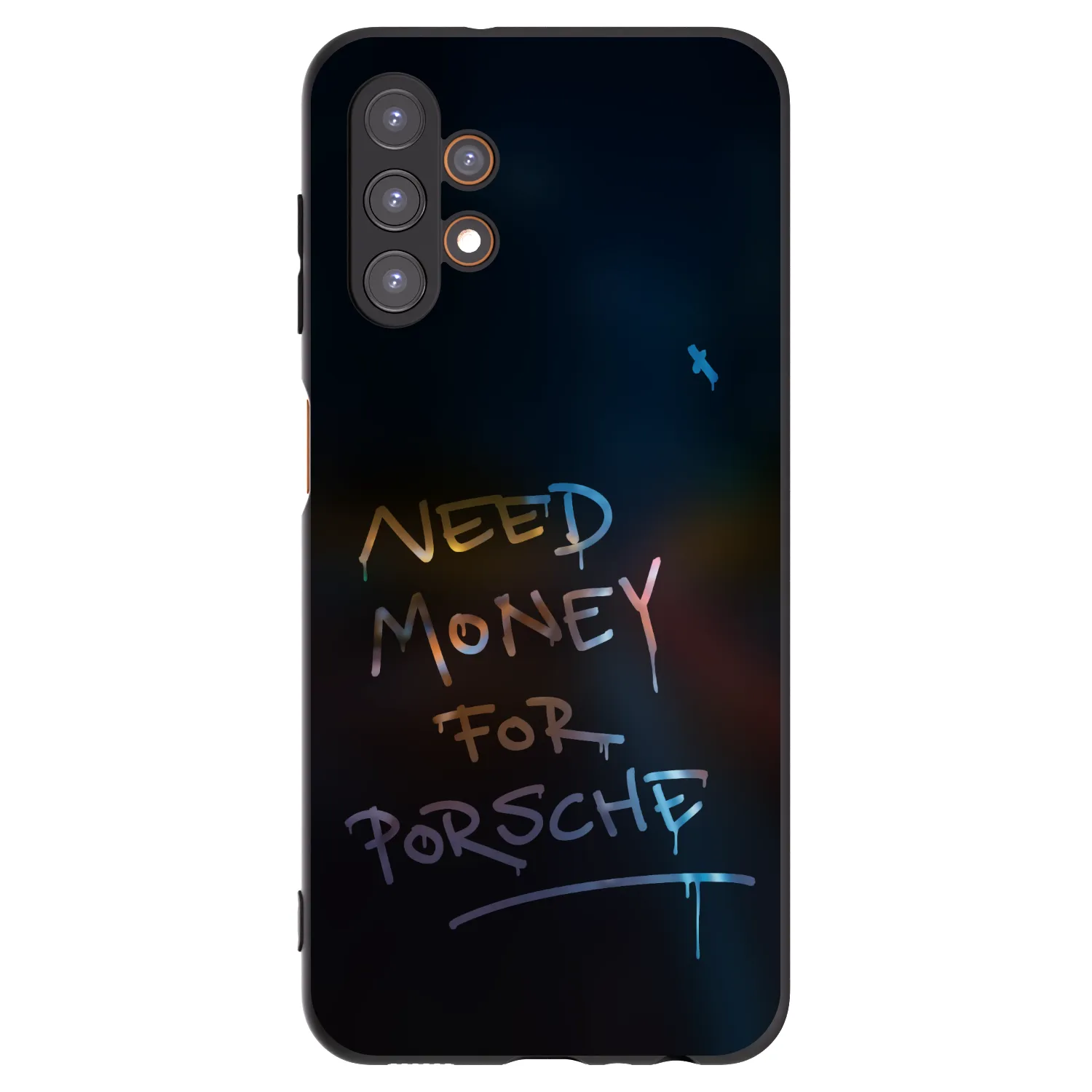 Picasee fekete szilikon tok az alábbi mobiltelefonokra Samsung Galaxy A13 5G - Neon Nights