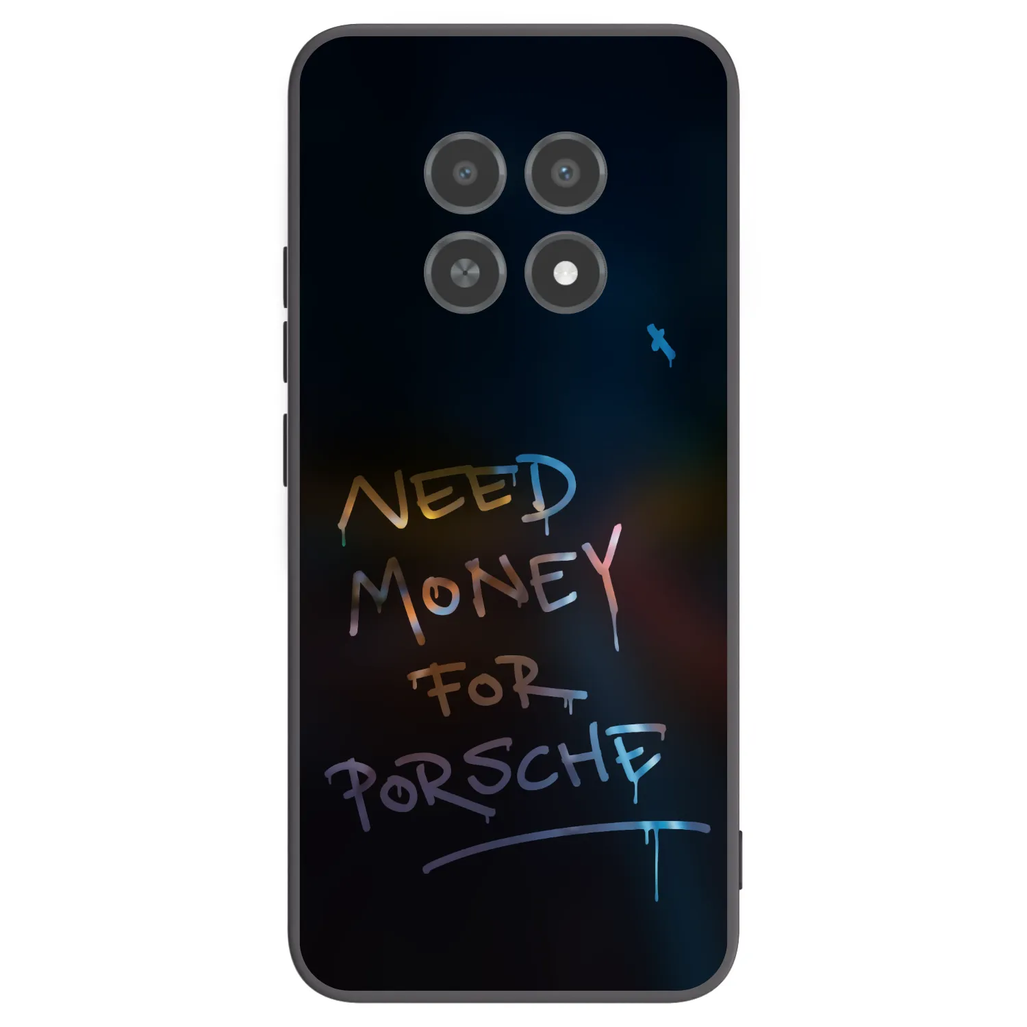 Picasee fekete szilikon tok az alábbi mobiltelefonokra Realme 12X - Neon Nights