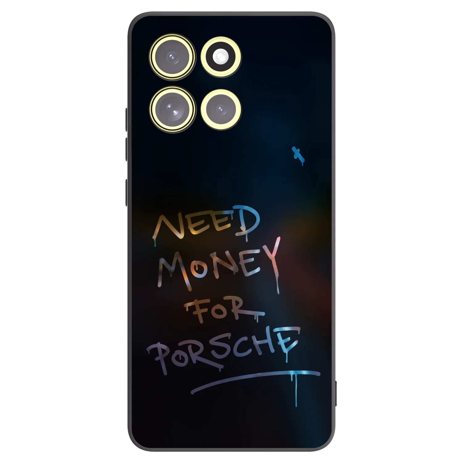 Picasee fekete szilikon tok az alábbi mobiltelefonokra Motorola Moto G86 5G - Neon Nights