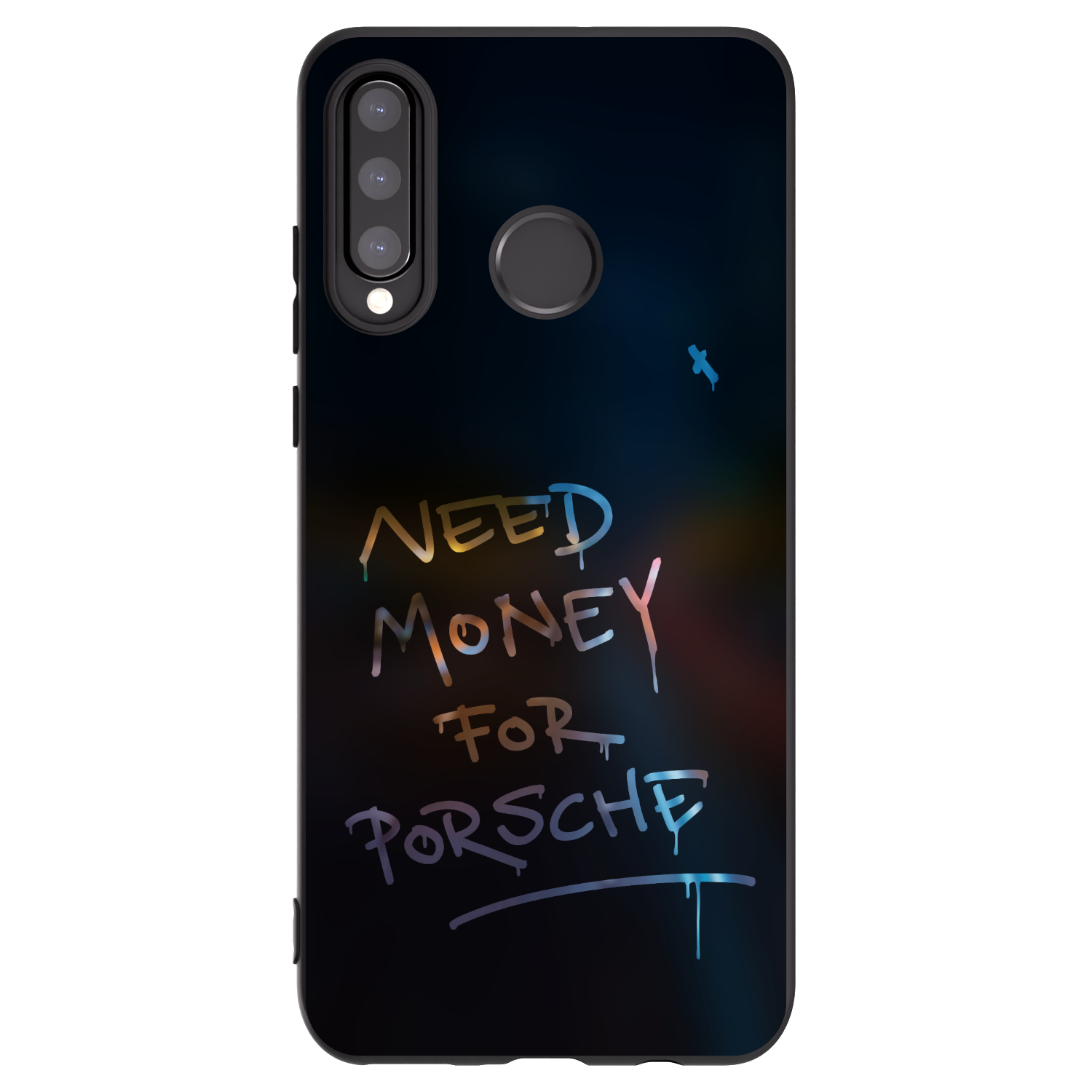 Picasee fekete szilikon tok az alábbi mobiltelefonokra Huawei P30 Lite - Neon Nights