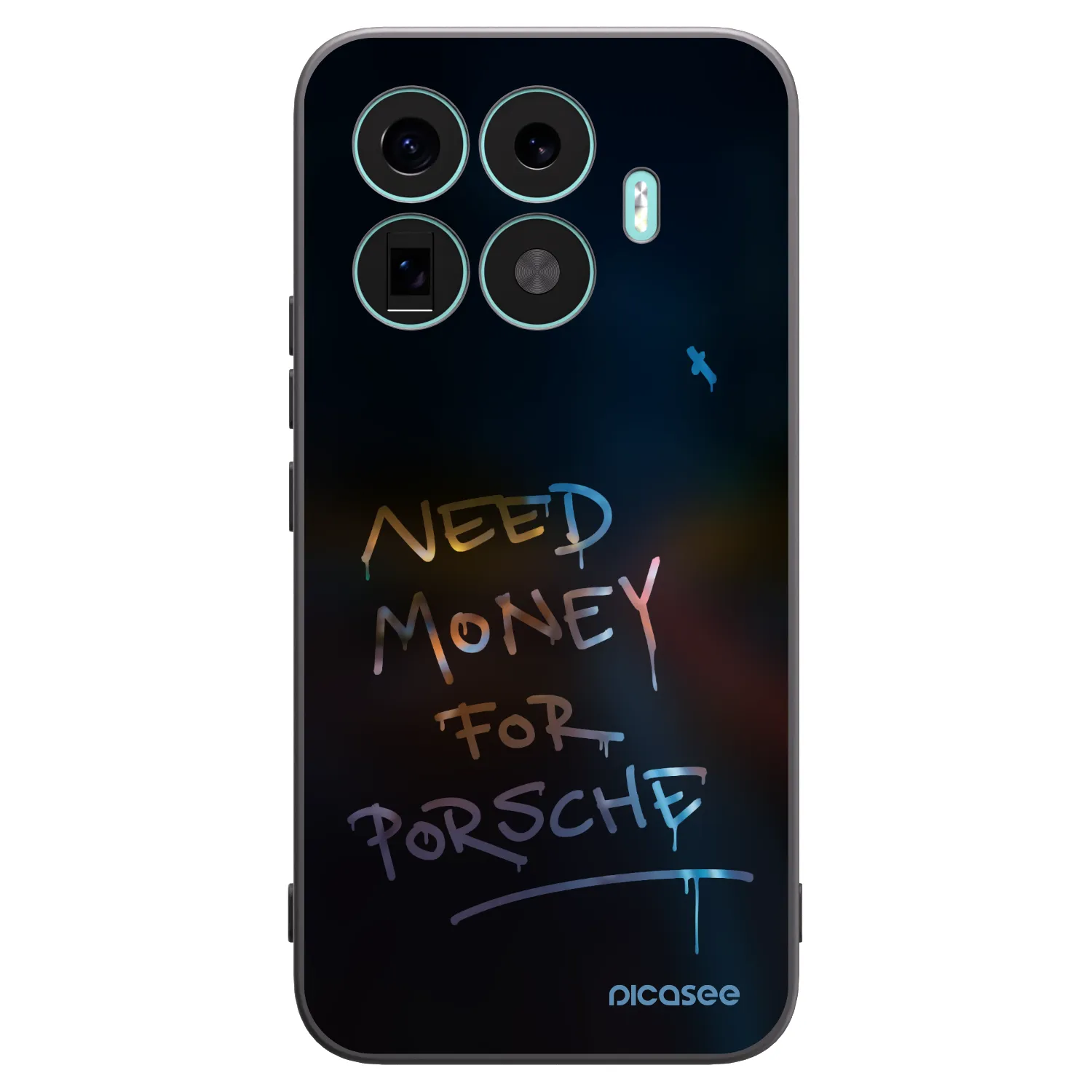 Picasee fekete szilikon tok az alábbi mobiltelefonokra Xiaomi 17T Pro - Neon Nights
