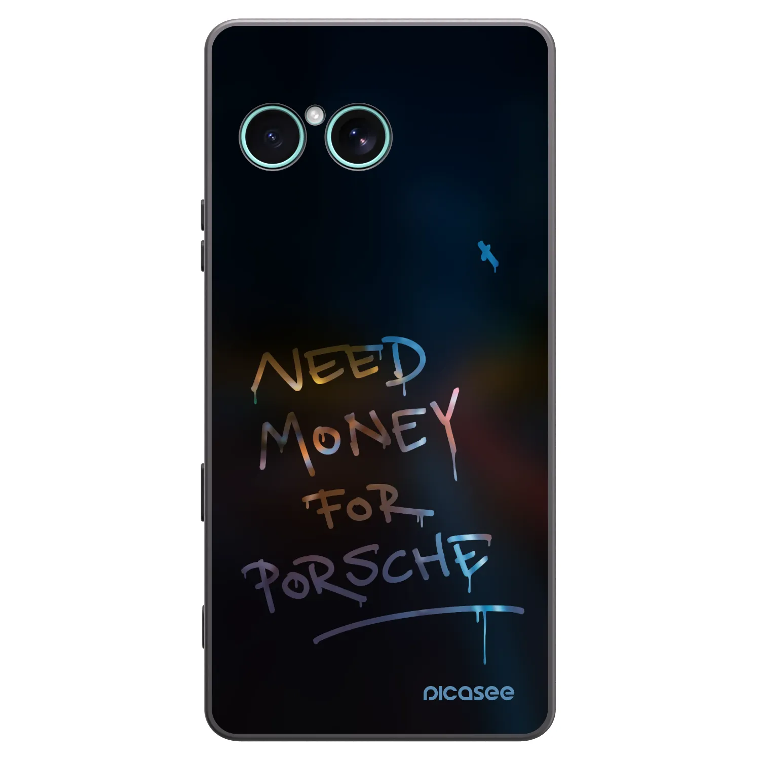 Picasee fekete szilikon tok az alábbi mobiltelefonokra Sony Xperia 10 VII - Neon Nights