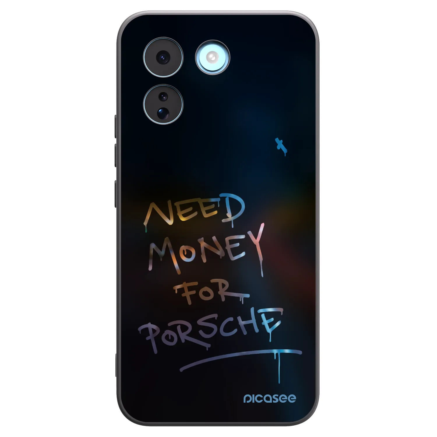 Picasee fekete szilikon tok az alábbi mobiltelefonokra Xiaomi Redmi Note 17 Pro MAX 5G - Neon Nights
