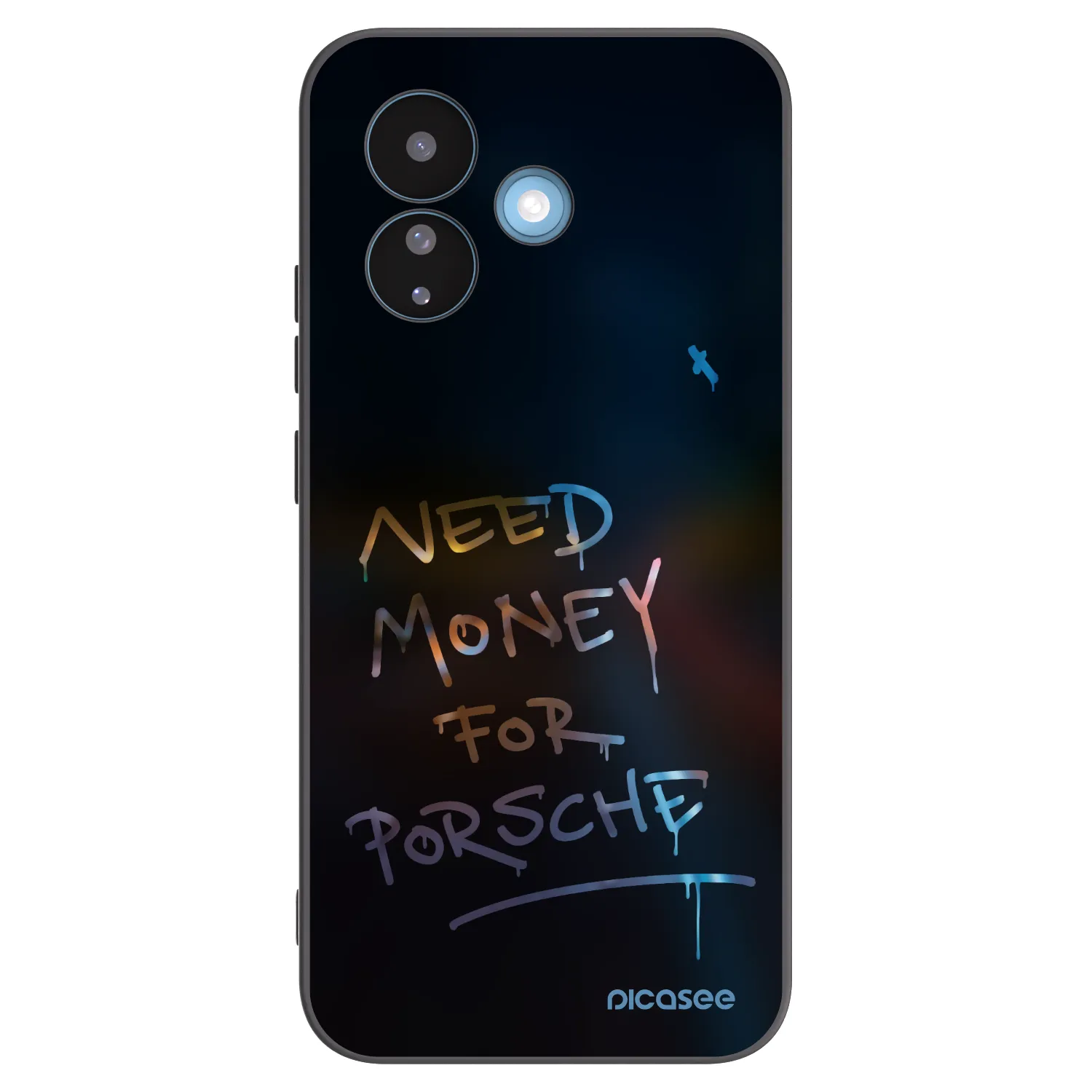 Picasee fekete szilikon tok az alábbi mobiltelefonokra Xiaomi Redmi Note 17 Pro 5G - Neon Nights