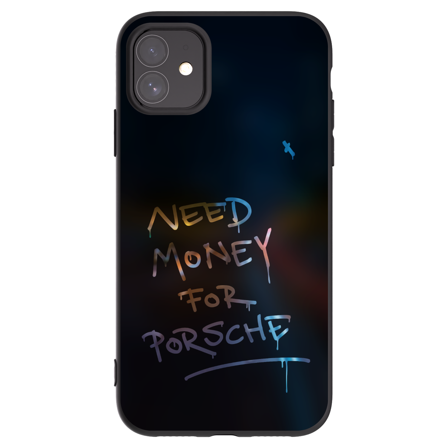 Picasee fekete szilikon tok az alábbi mobiltelefonokra Apple iPhone 11 - Neon Nights