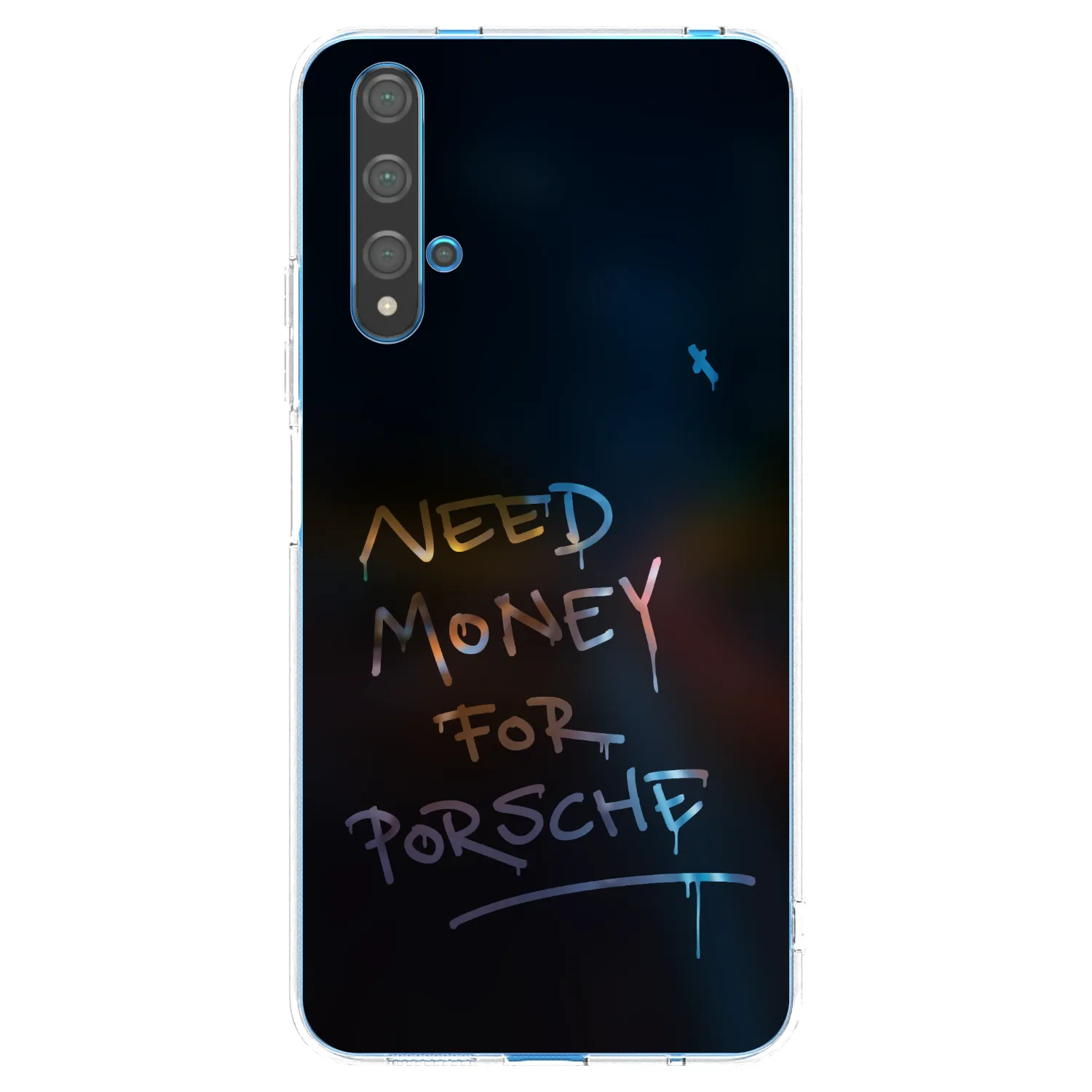 Picasee átlátszó szilikon tok az alábbi mobiltelefonokra Huawei Nova 5T - Neon Nights
