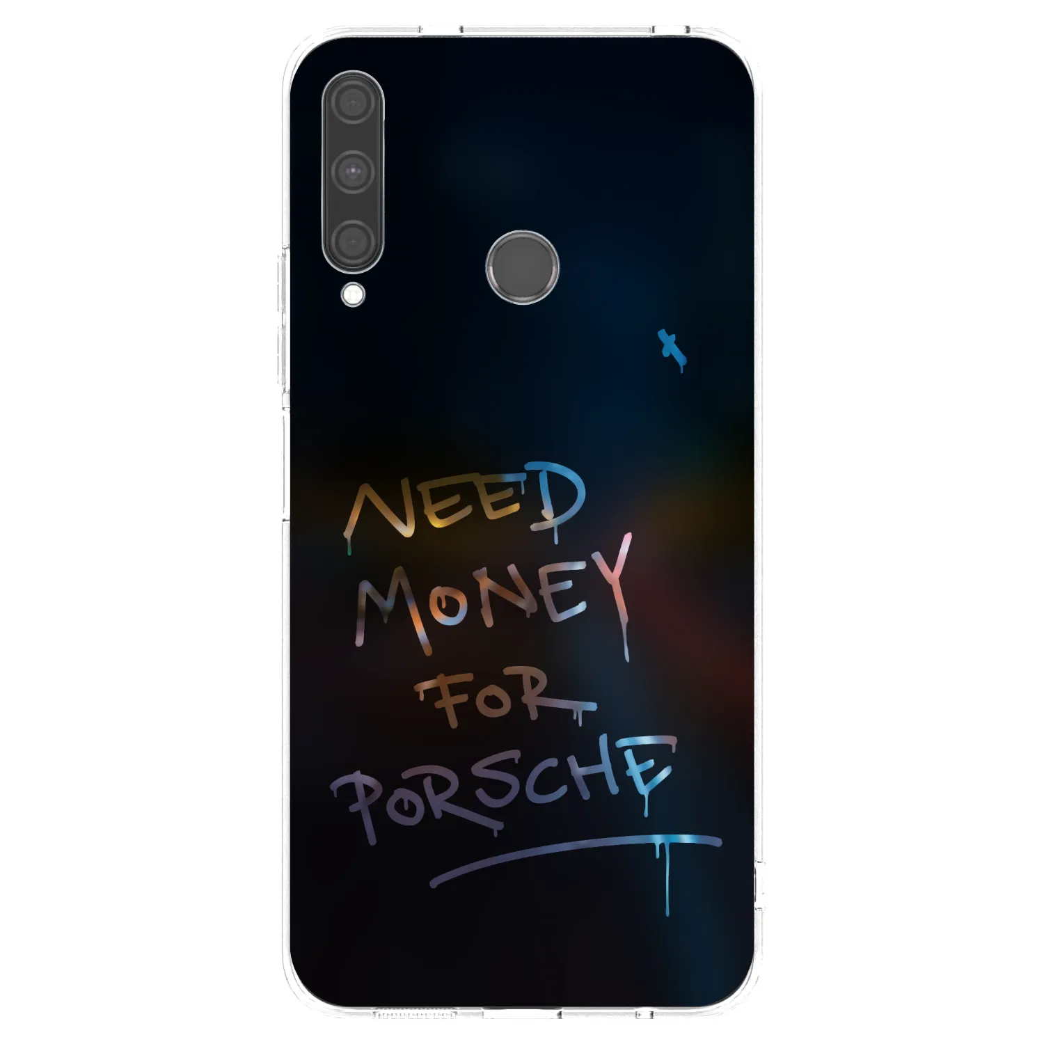 Picasee átlátszó szilikon tok az alábbi mobiltelefonokra Huawei P40 Lite E - Neon Nights