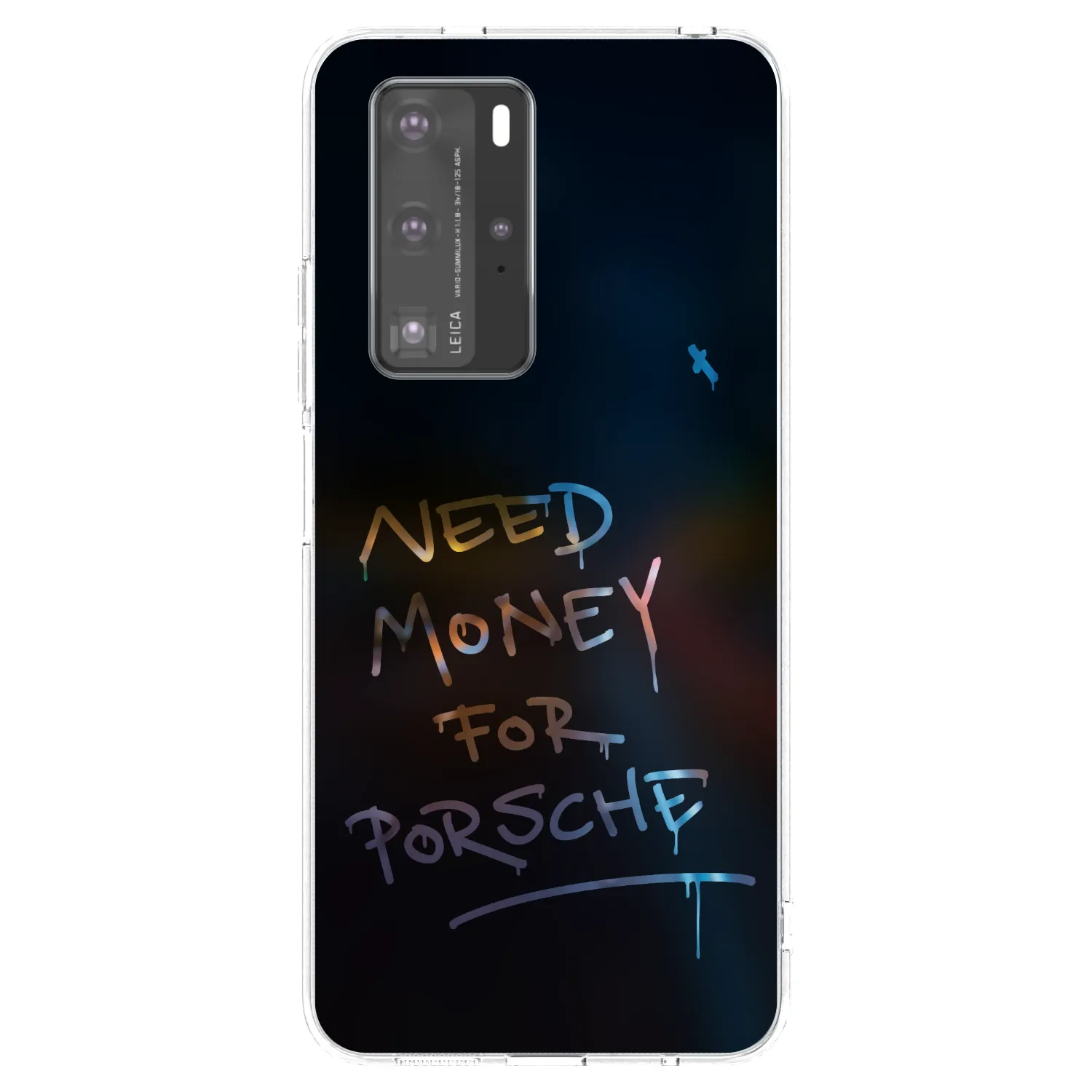 Picasee átlátszó szilikon tok az alábbi mobiltelefonokra Huawei P40 Pro - Neon Nights