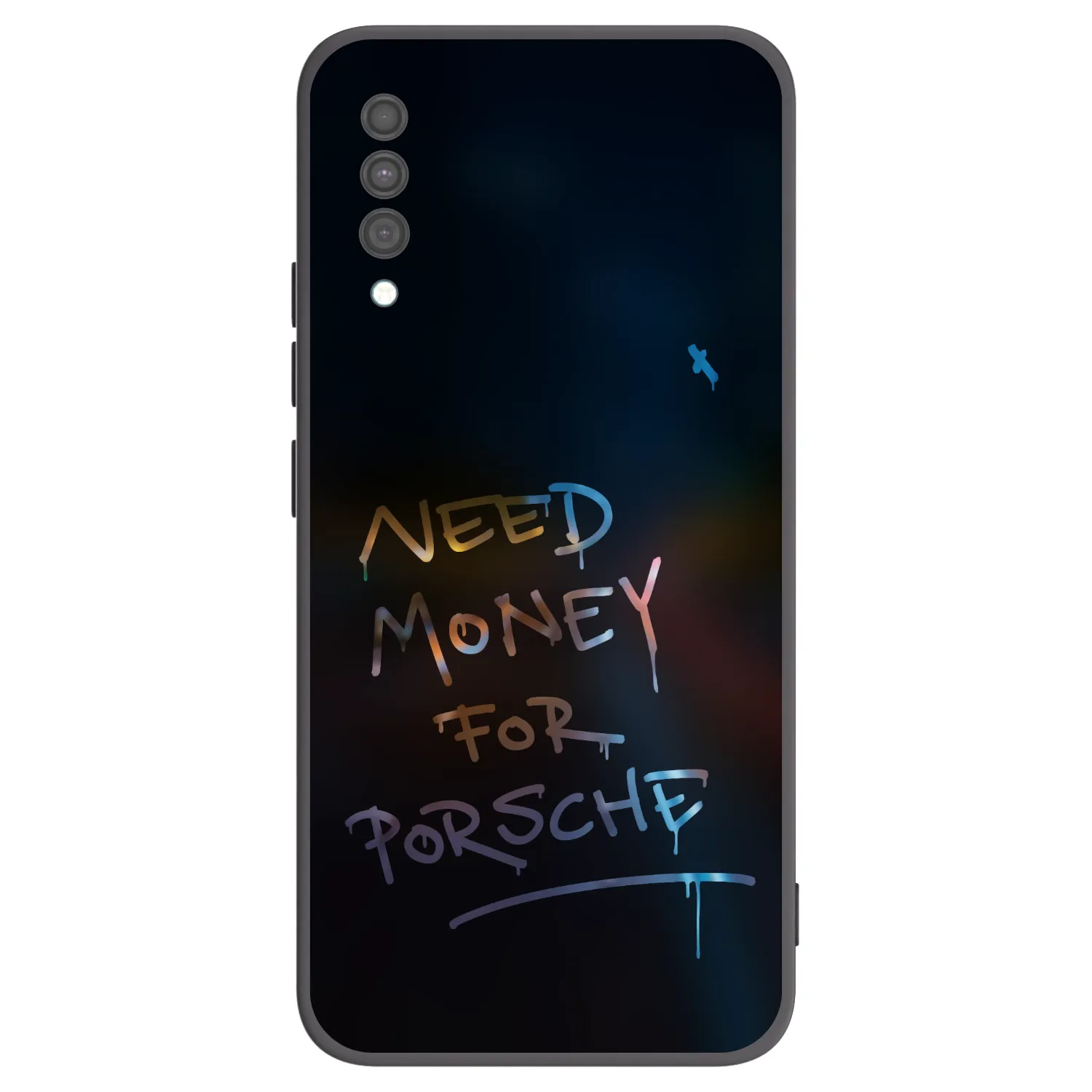 Picasee fekete szilikon tok az alábbi mobiltelefonokra Samsung Galaxy A30s A307F - Neon Nights