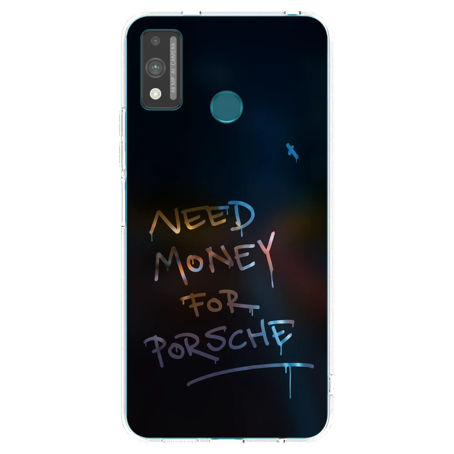 Picasee átlátszó szilikon tok az alábbi mobiltelefonokra Honor 9X Lite - Neon Nights