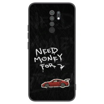 Picasee fekete szilikon tok az alábbi mobiltelefonokra Xiaomi Redmi 9 - Track Mode