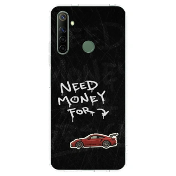Picasee átlátszó szilikon tok az alábbi mobiltelefonokra Realme 6i - Track Mode