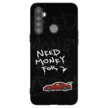 Picasee fekete szilikon tok az alábbi mobiltelefonokra Realme 6i - Track Mode