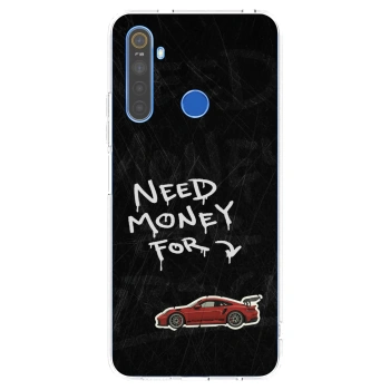 Picasee átlátszó szilikon tok az alábbi mobiltelefonokra Realme 5 - Track Mode