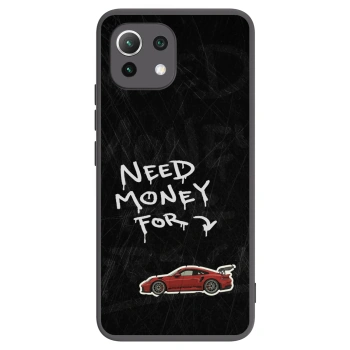 Picasee fekete szilikon tok az alábbi mobiltelefonokra Xiaomi Mi 11 Lite - Track Mode