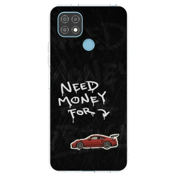 Picasee átlátszó szilikon tok az alábbi mobiltelefonokra Realme C21 - Track Mode