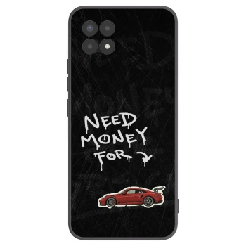 Picasee fekete szilikon tok az alábbi mobiltelefonokra Realme 8i - Track Mode