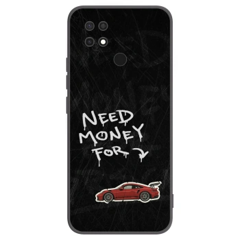 Picasee fekete szilikon tok az alábbi mobiltelefonokra Xiaomi Redmi 10C - Track Mode