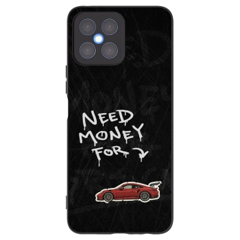 Picasee fekete szilikon tok az alábbi mobiltelefonokra Honor X8 4G - Track Mode