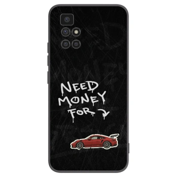 Picasee fekete szilikon tok az alábbi mobiltelefonokra Xiaomi Redmi 10 (2022) - Track Mode