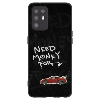 Picasee fekete szilikon tok az alábbi mobiltelefonokra OPPO A94 5G - Track Mode